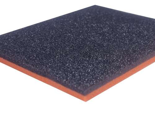 Semperfli Double Decker Foam Medium (7mm) Black & Orange